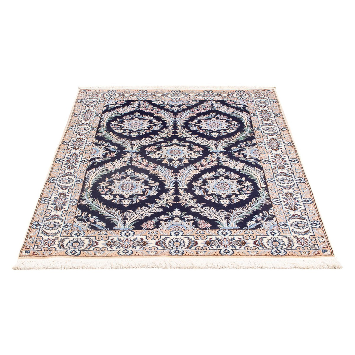 Perzisch tapijt - Nain - Premium - 142 x 98 cm - donkerblauw