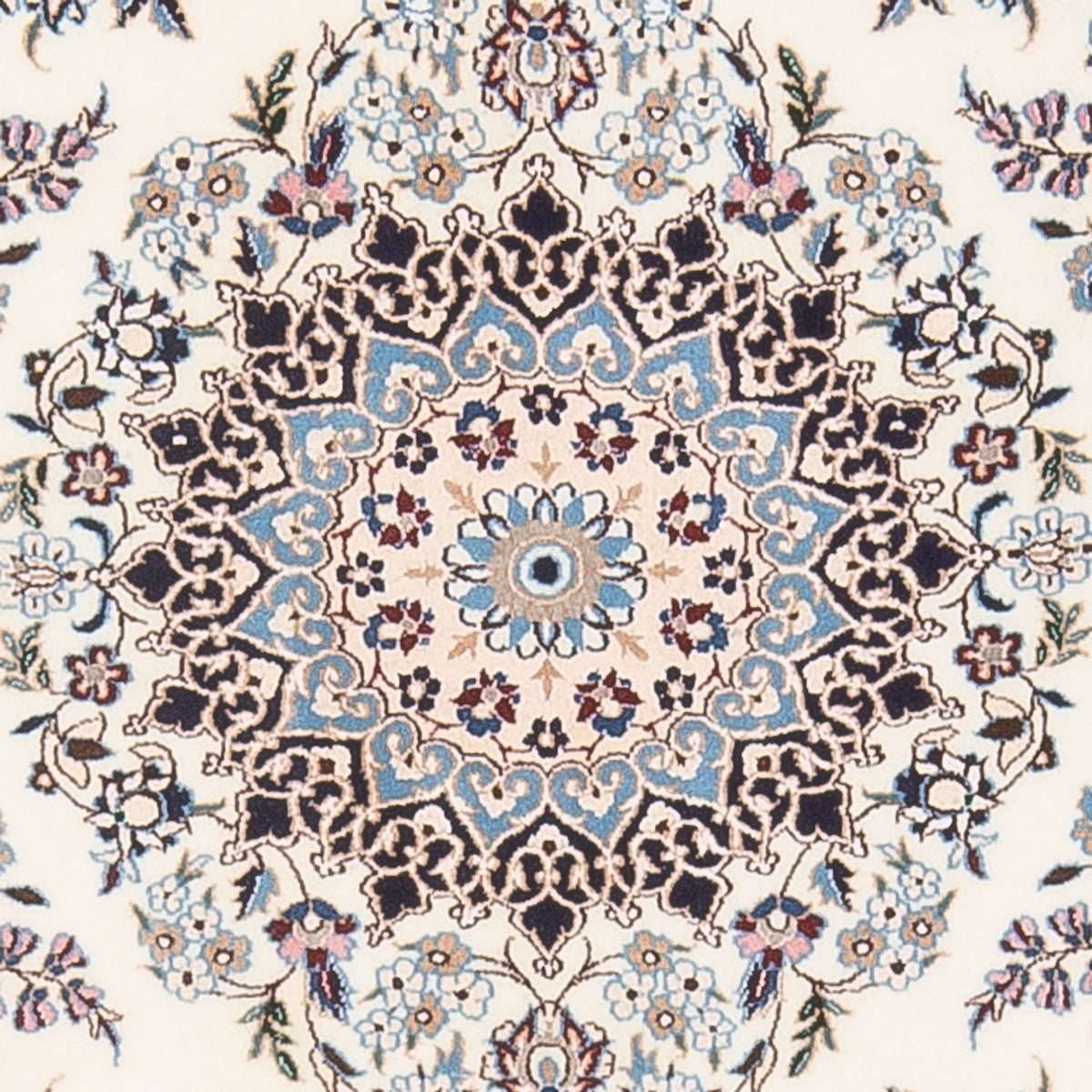 Perzisch tapijt - Nain - Premium - 132 x 98 cm - crème