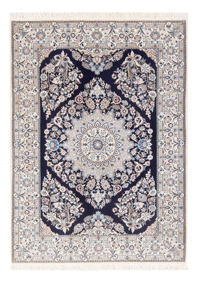 Perzisch tapijt - Nain - Premium - 147 x 104 cm - donkerblauw