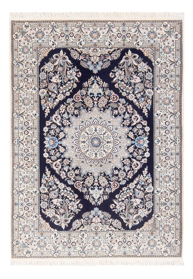 Perzisch tapijt - Nain - Premium - 147 x 104 cm - donkerblauw