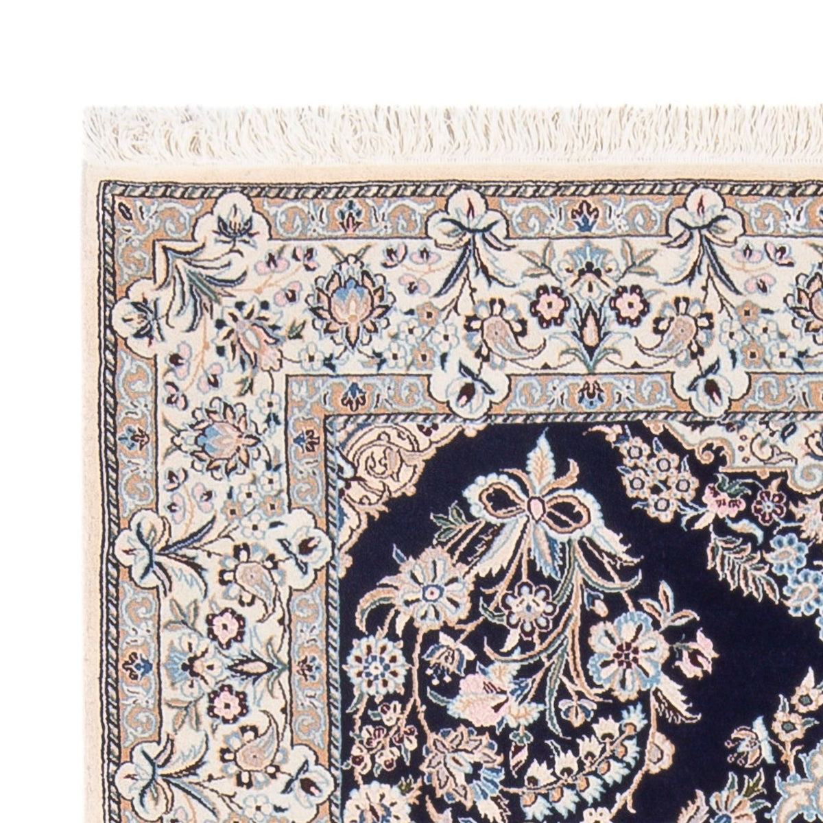 Perzisch tapijt - Nain - Premium - 147 x 104 cm - donkerblauw