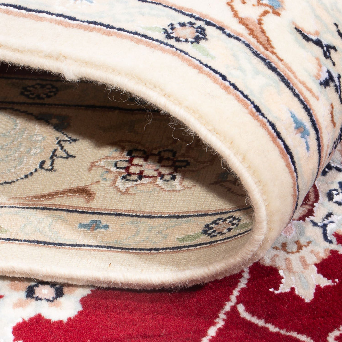 Perzisch tapijt - Nain - Premium - 126 x 84 cm - rood