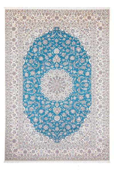 Nain - 6La Tapijt 208x308cm - Perzisch tapijt - blauw