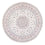 Perzisch tapijt - Nain - Premium rond  - 247 x 247 cm - crème