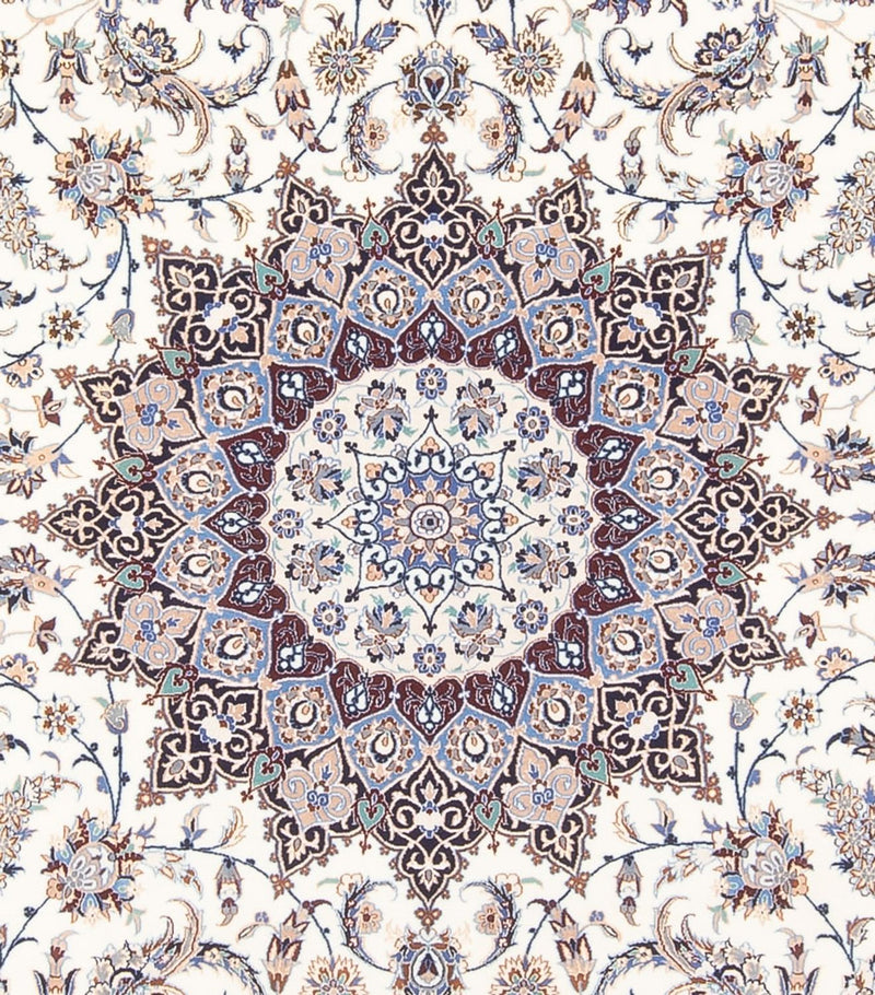 Perzisch tapijt - Nain - Premium vierkant  - 308 x 308 cm - crème