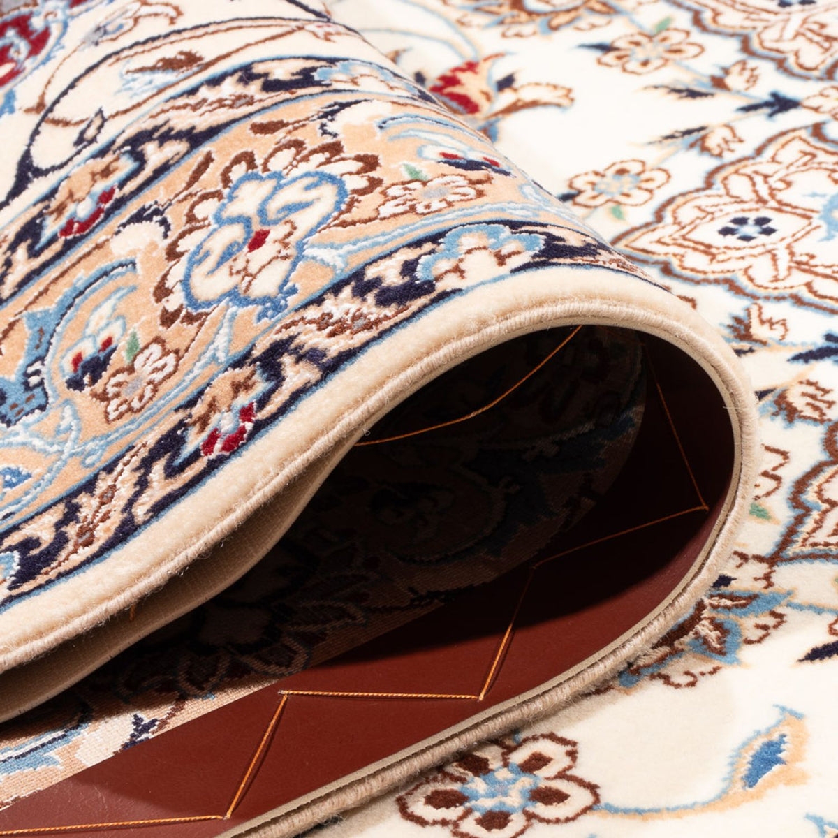 Perzisch tapijt - Nain - Premium - 373 x 262 cm - crème