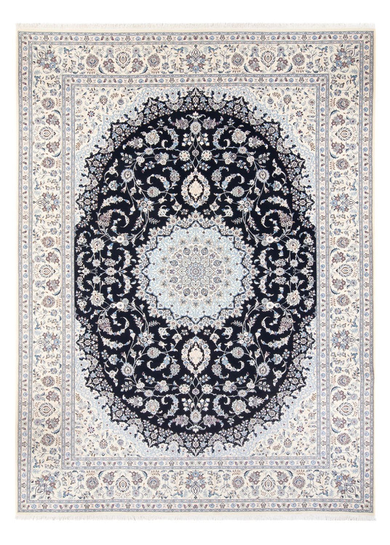 Perzisch tapijt - Nain - Premium - 345 x 252 cm - donkerblauw