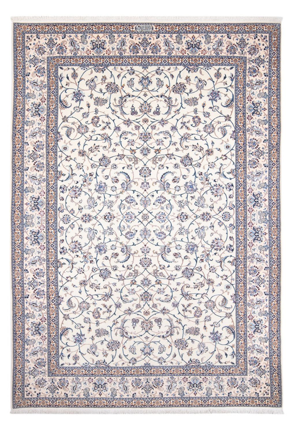 Perzisch tapijt - Nain - Premium - 305 x 204 cm - crème