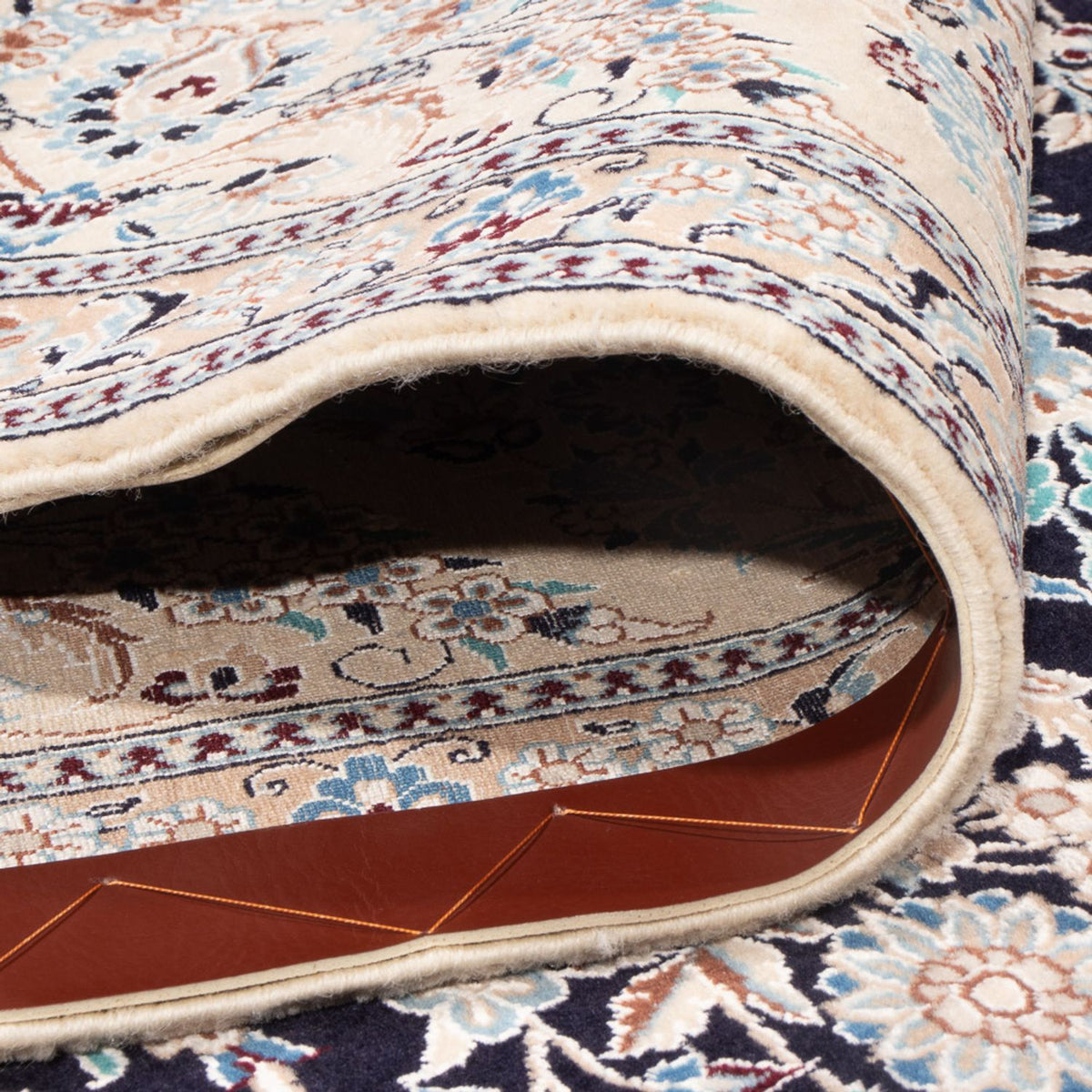 Perzisch tapijt - Nain - Premium - 302 x 200 cm - donkerblauw