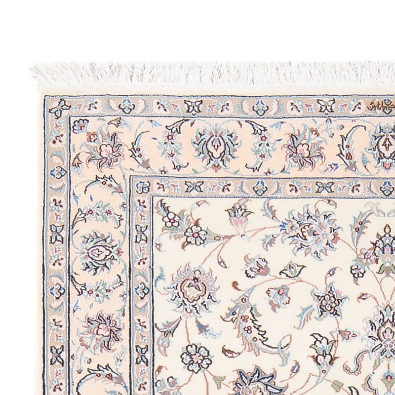 Perzisch tapijt - Nain - Premium - 150 x 102 cm - crème