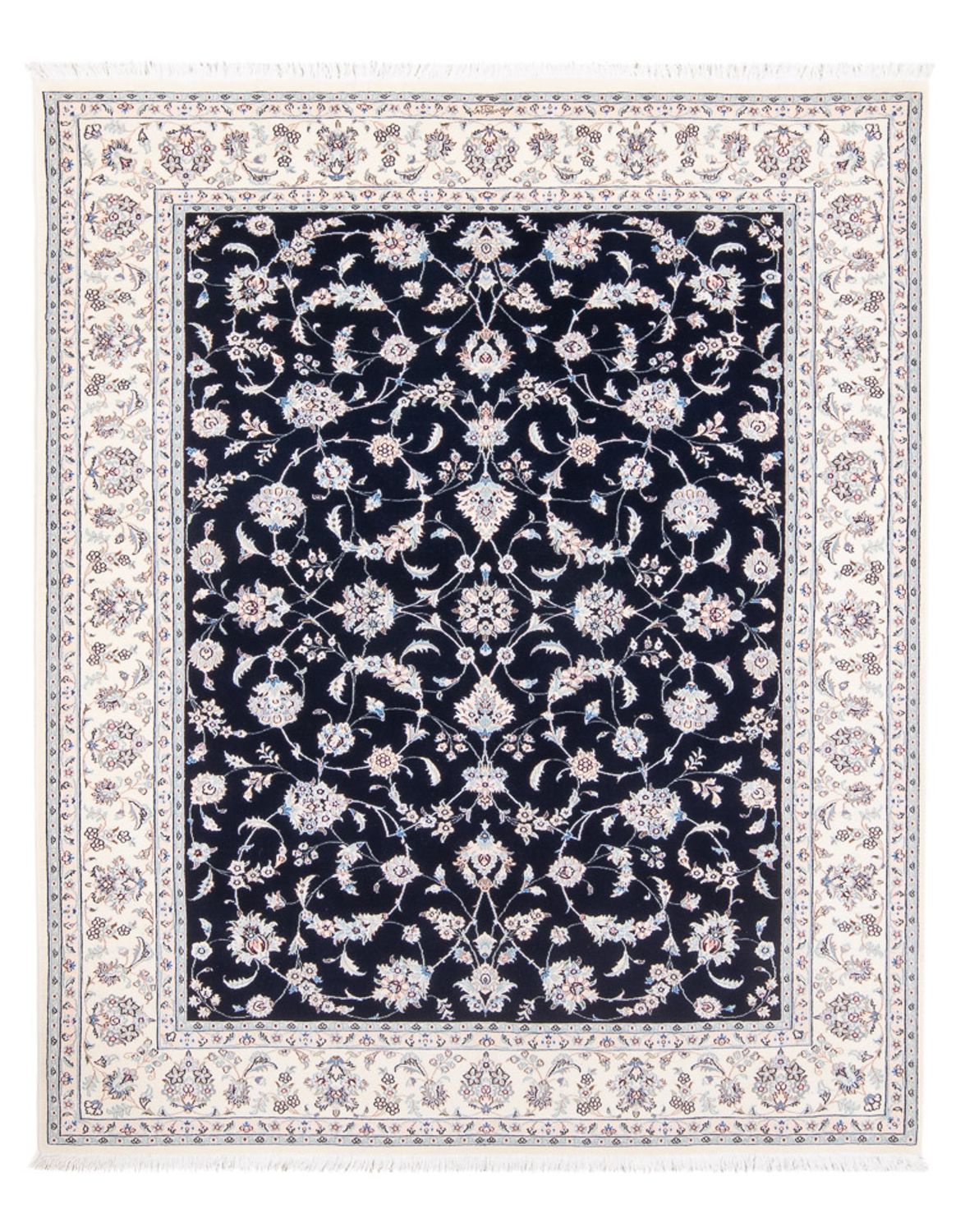 Perzisch tapijt - Nain - Premium - 203 x 151 cm - donkerblauw