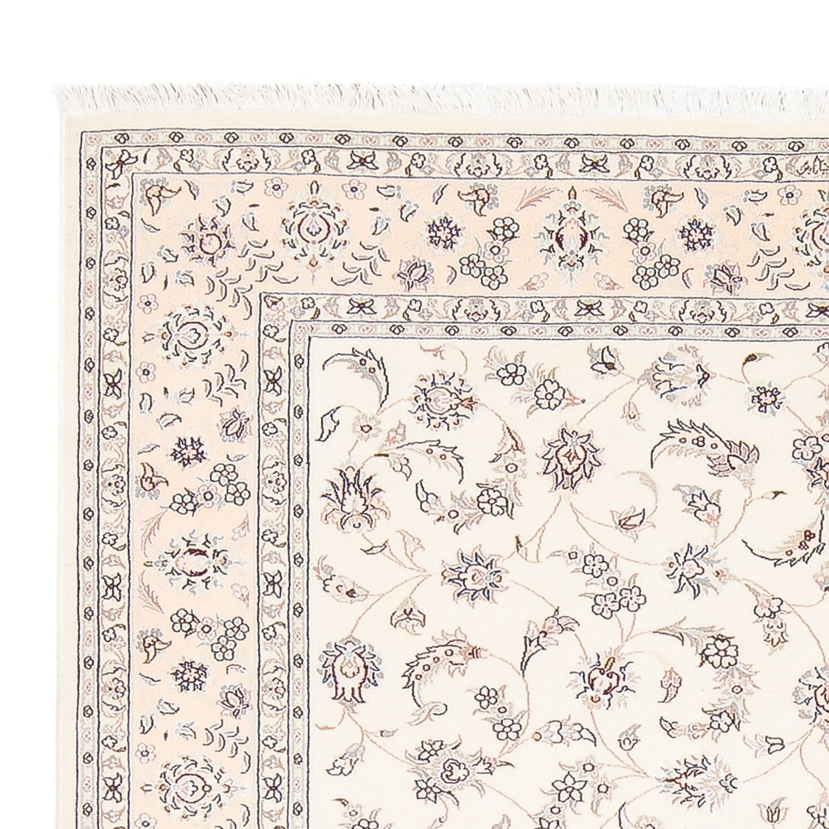 Perzisch tapijt - Nain - Premium - 198 x 150 cm - crème