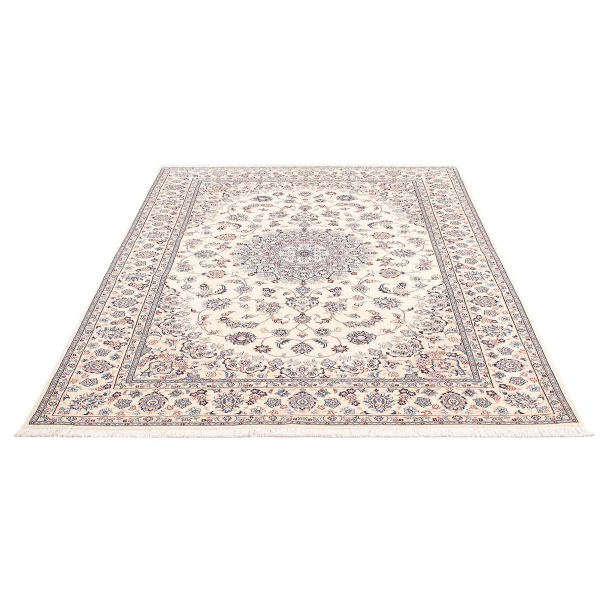 Perzisch tapijt - Nain - Premium - 205 x 135 cm - crème