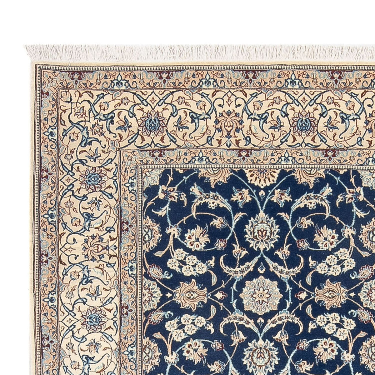 Perzisch tapijt - Nain - Premium - 240 x 165 cm - donkerblauw