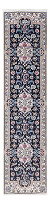 Loper Perzisch tapijt - Nain - Premium - 196 x 50 cm - donkerblauw