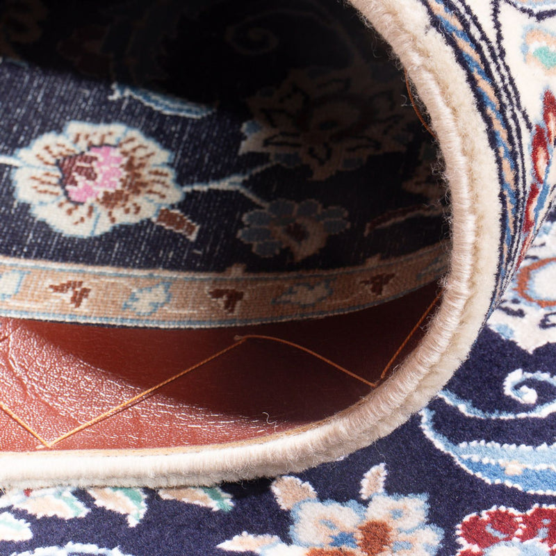 Loper Perzisch tapijt - Nain - Premium - 196 x 50 cm - donkerblauw