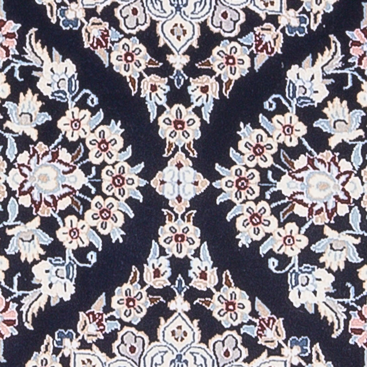 Loper Perzisch tapijt - Nain - Premium - 188 x 58 cm - donkerblauw