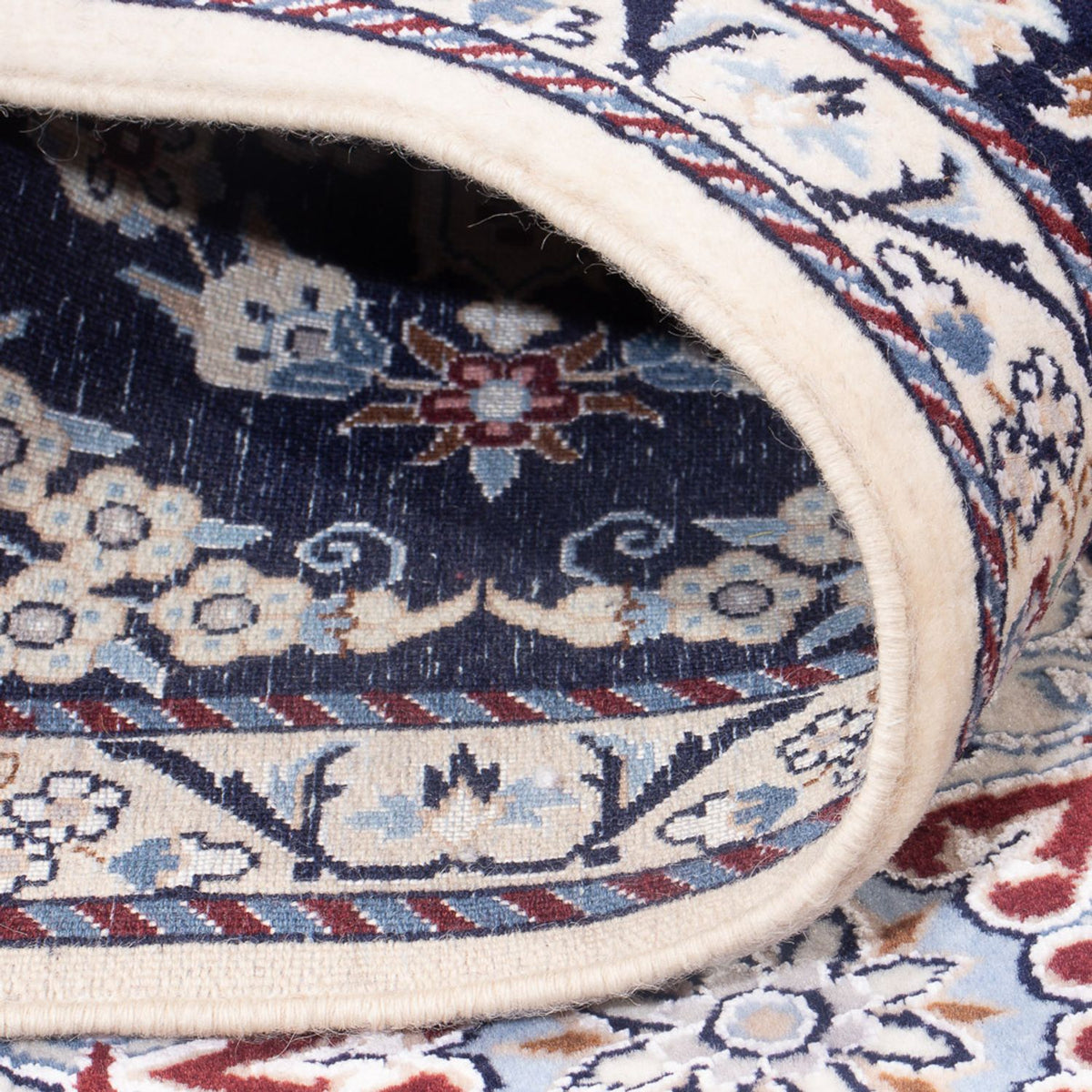 Loper Perzisch tapijt - Nain - Premium - 188 x 58 cm - donkerblauw