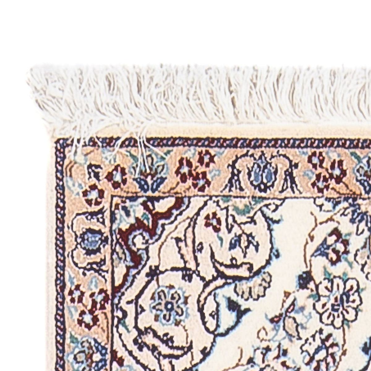 Loper Perzisch tapijt - Nain - Premium - 147 x 48 cm - crème