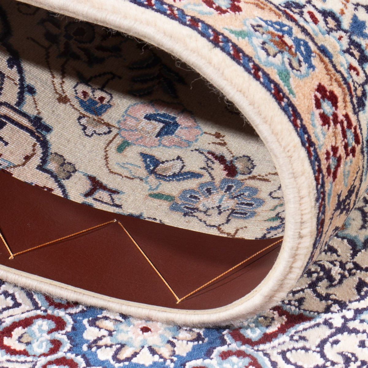 Loper Perzisch tapijt - Nain - Premium - 147 x 48 cm - crème