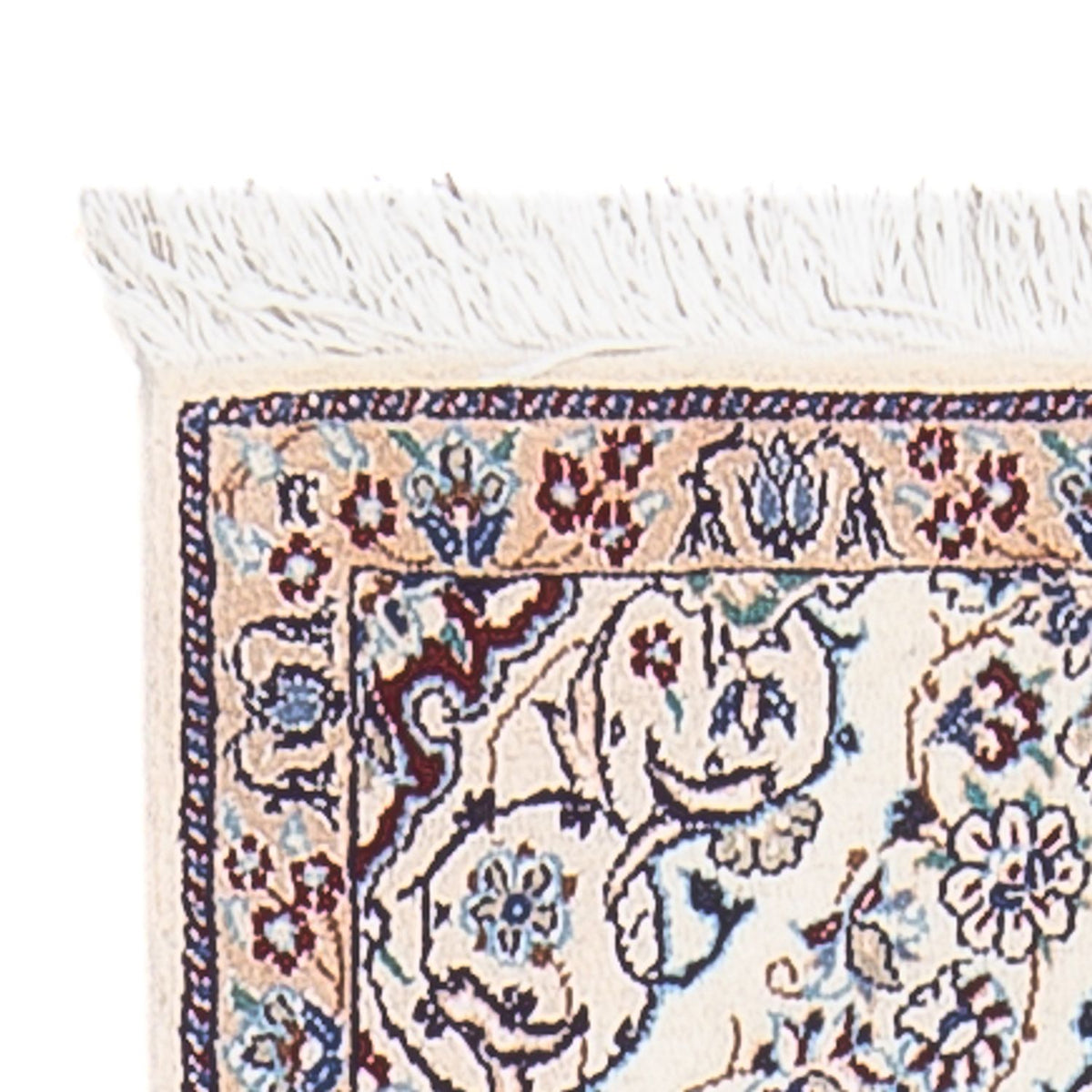 Loper Perzisch tapijt - Nain - Premium - 150 x 50 cm - crème