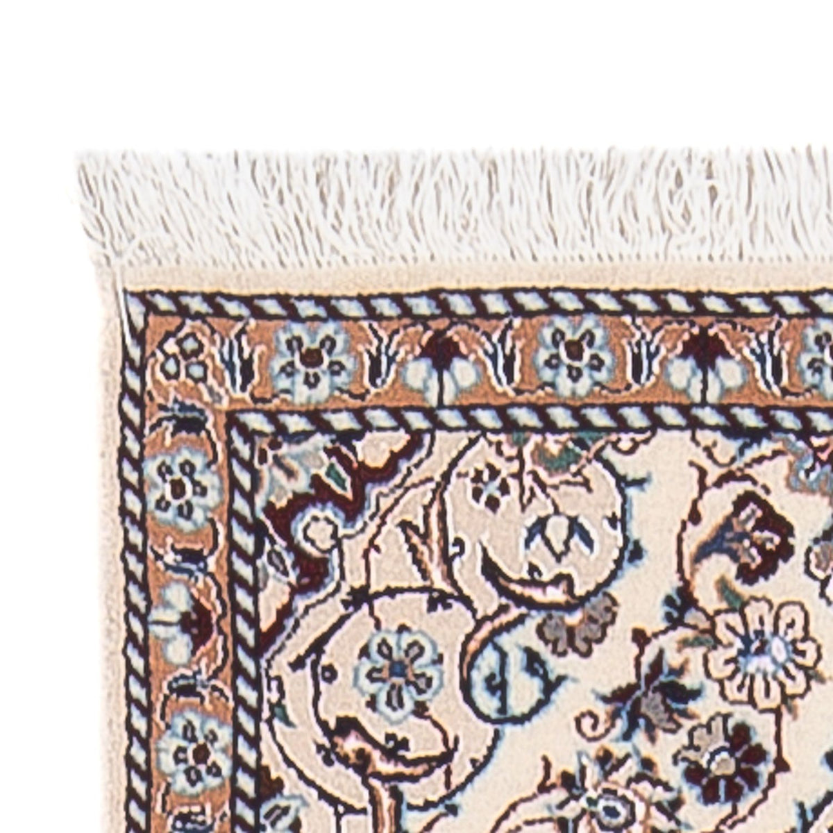 Loper Perzisch tapijt - Nain - Premium - 150 x 48 cm - donker beige