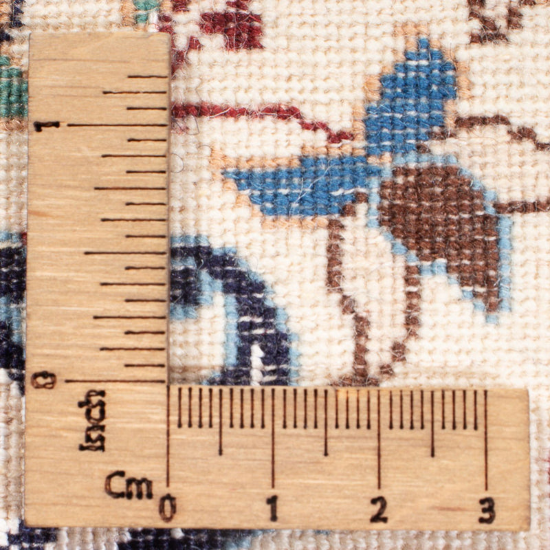 Loper Perzisch tapijt - Nain - Premium - 150 x 48 cm - donker beige