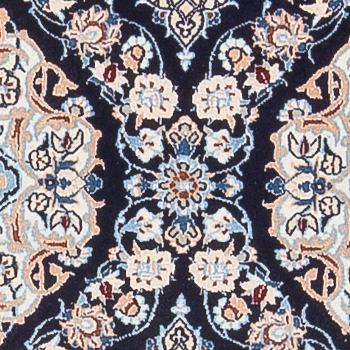 Loper Perzisch tapijt - Nain - Premium - 150 x 50 cm - donkerblauw