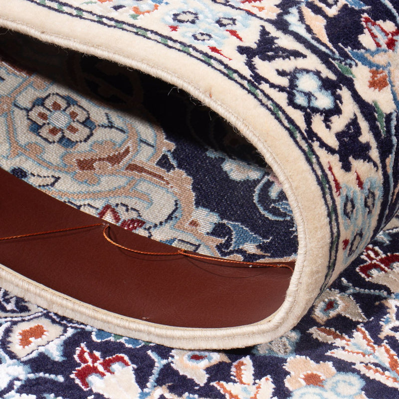 Loper Perzisch tapijt - Nain - Premium - 150 x 50 cm - donkerblauw