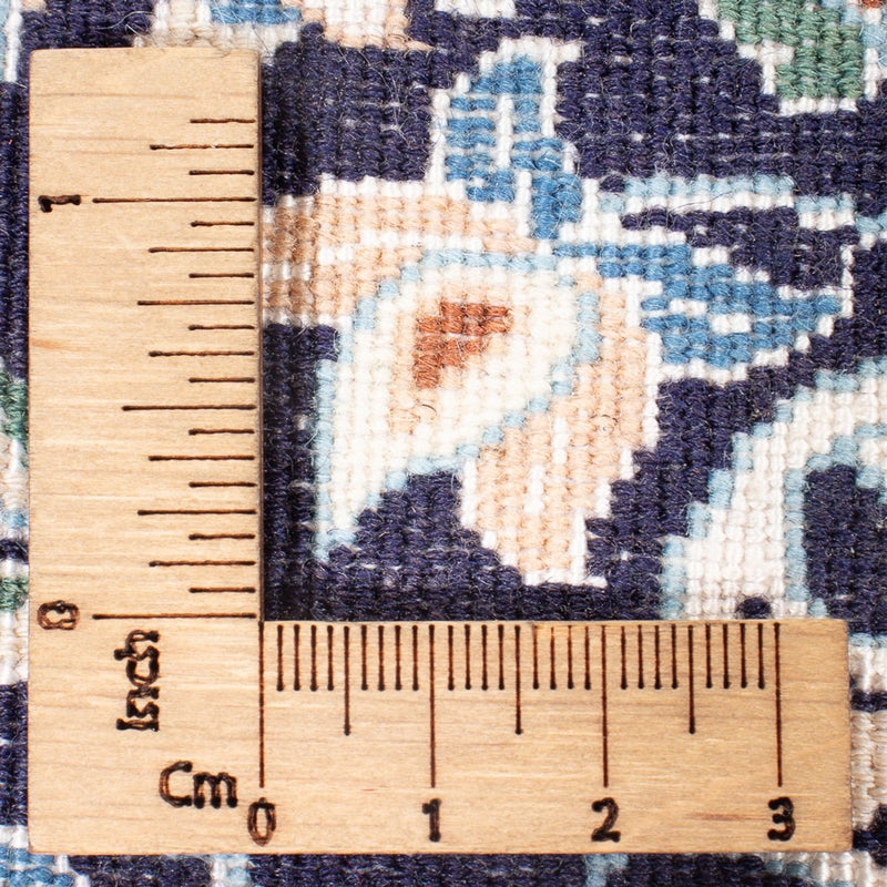 Loper Perzisch tapijt - Nain - Premium - 150 x 50 cm - donkerblauw