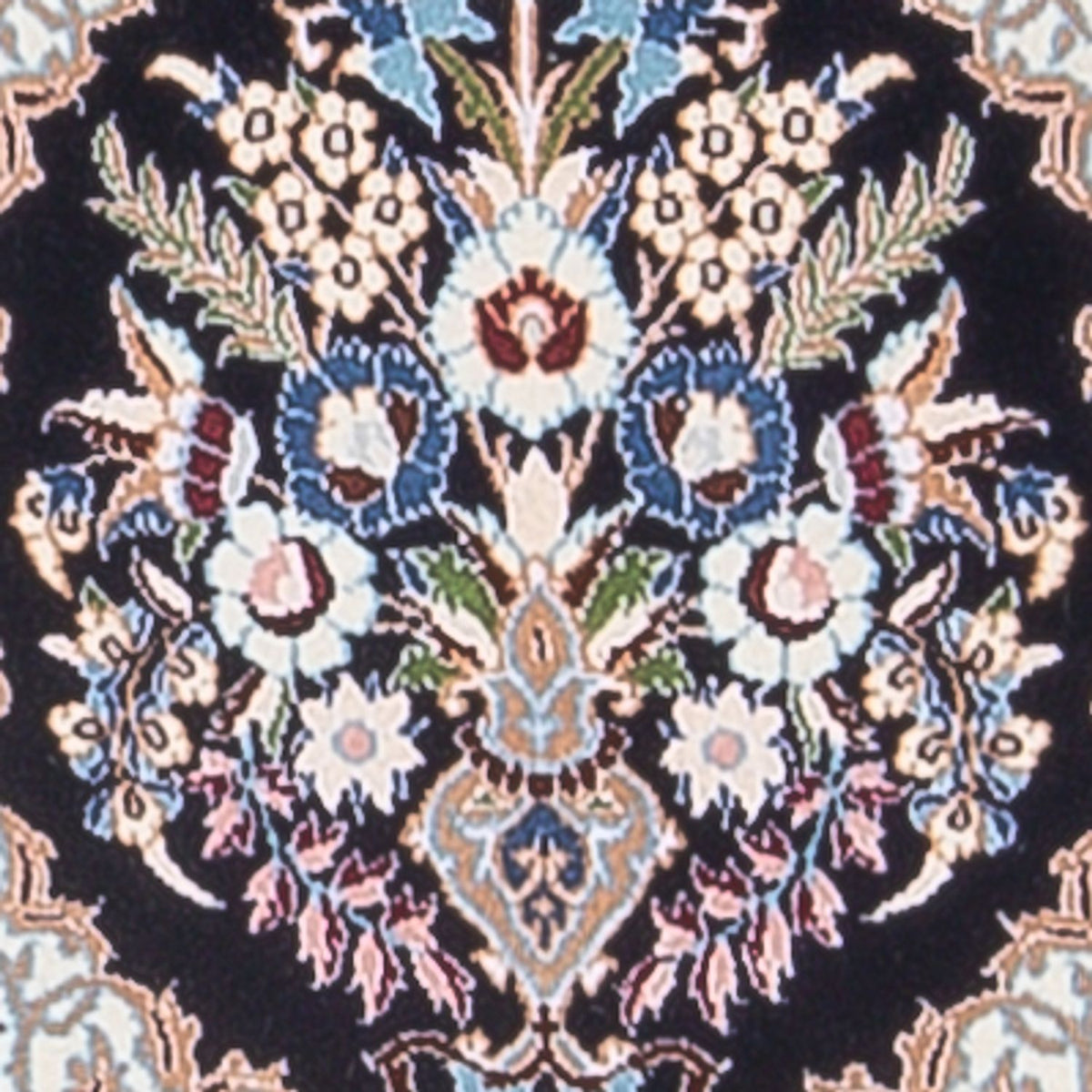 Loper Perzisch tapijt - Nain - Premium - 215 x 33 cm - donkerblauw