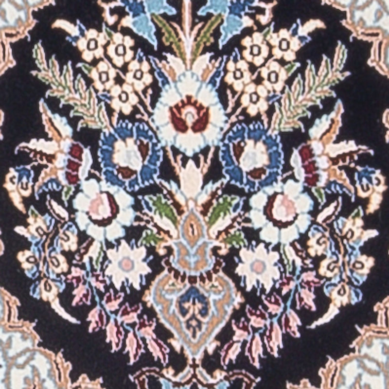 Loper Perzisch tapijt - Nain - Premium - 215 x 33 cm - donkerblauw