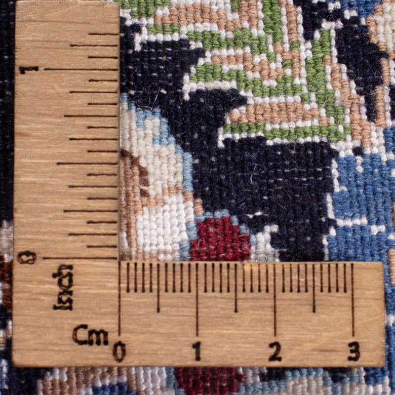 Loper Perzisch tapijt - Nain - Premium - 215 x 33 cm - donkerblauw