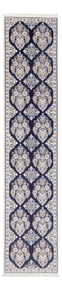 Loper Perzisch tapijt - Nain - Premium - 210 x 48 cm - donkerblauw