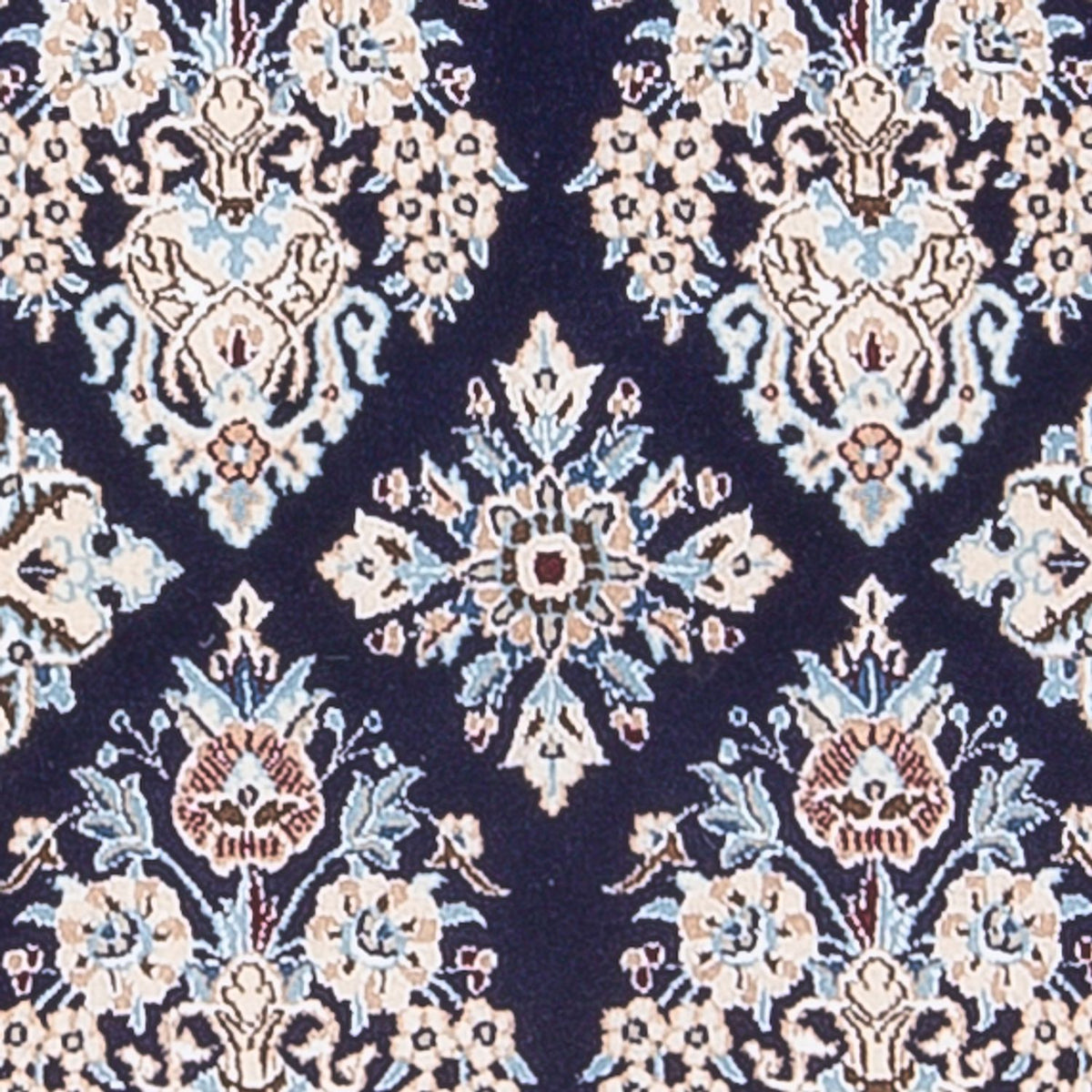 Loper Perzisch tapijt - Nain - Premium - 210 x 48 cm - donkerblauw