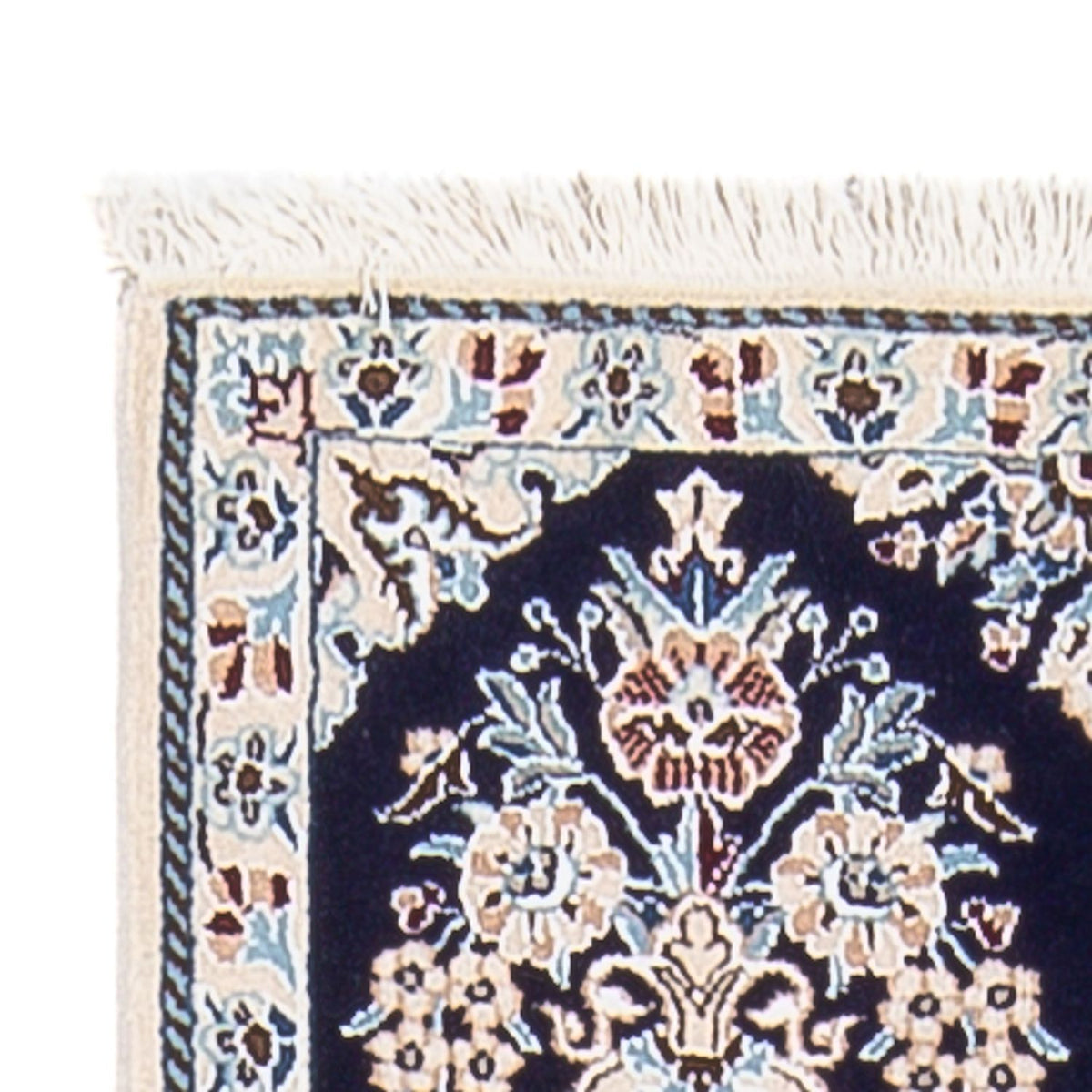 Loper Perzisch tapijt - Nain - Premium - 210 x 48 cm - donkerblauw