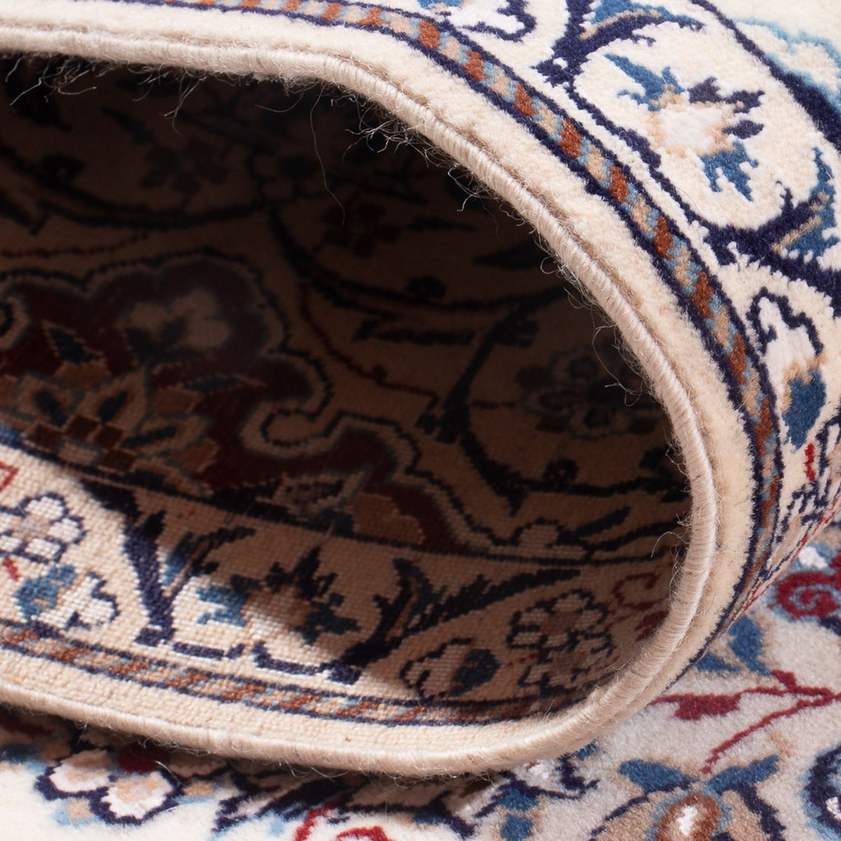 Loper Perzisch tapijt - Nain - Premium - 209 x 49 cm - donker beige