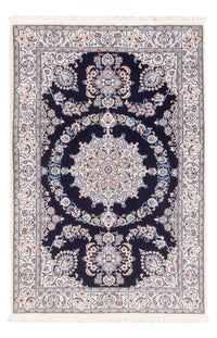 Perzisch tapijt - Nain - Premium - 147 x 100 cm - donkerblauw