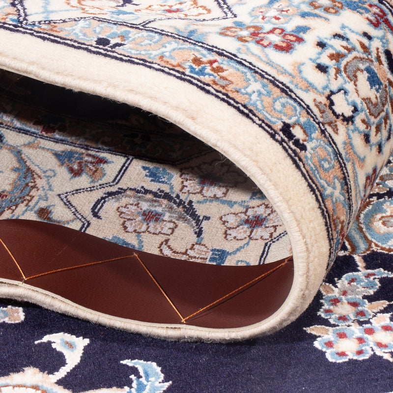 Perzisch tapijt - Nain - Premium - 147 x 100 cm - donkerblauw