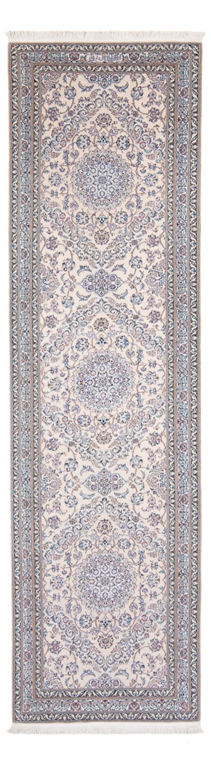 Loper Perzisch tapijt - Nain - Premium - 315 x 91 cm - grijs