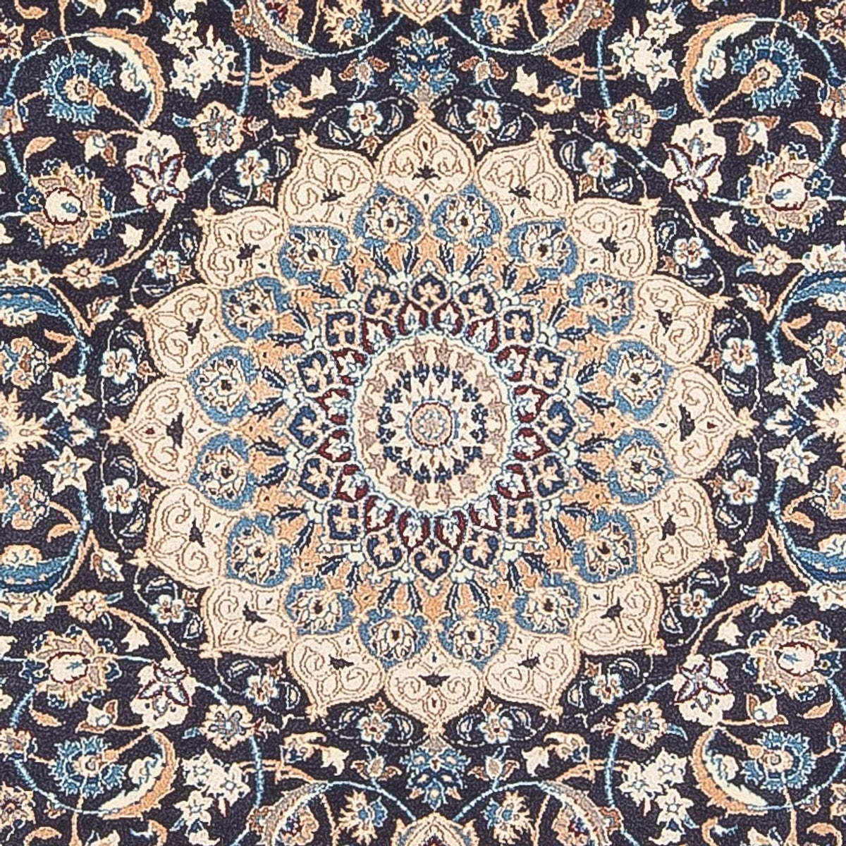 Perzisch tapijt - Nain - Premium - 202 x 129 cm - donkerblauw