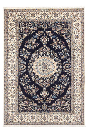 Perzisch tapijt - Nain - Premium - 205 x 135 cm - donkerblauw