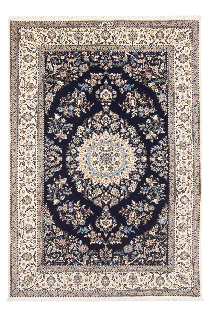 Perzisch tapijt - Nain - Premium - 205 x 135 cm - donkerblauw