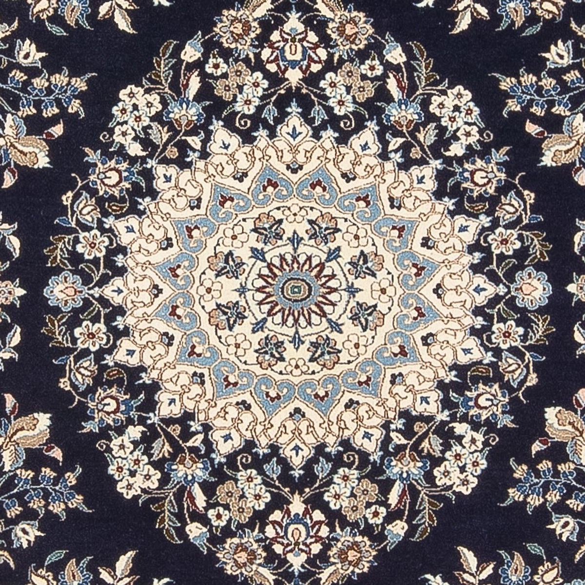 Perzisch tapijt - Nain - Premium - 205 x 135 cm - donkerblauw