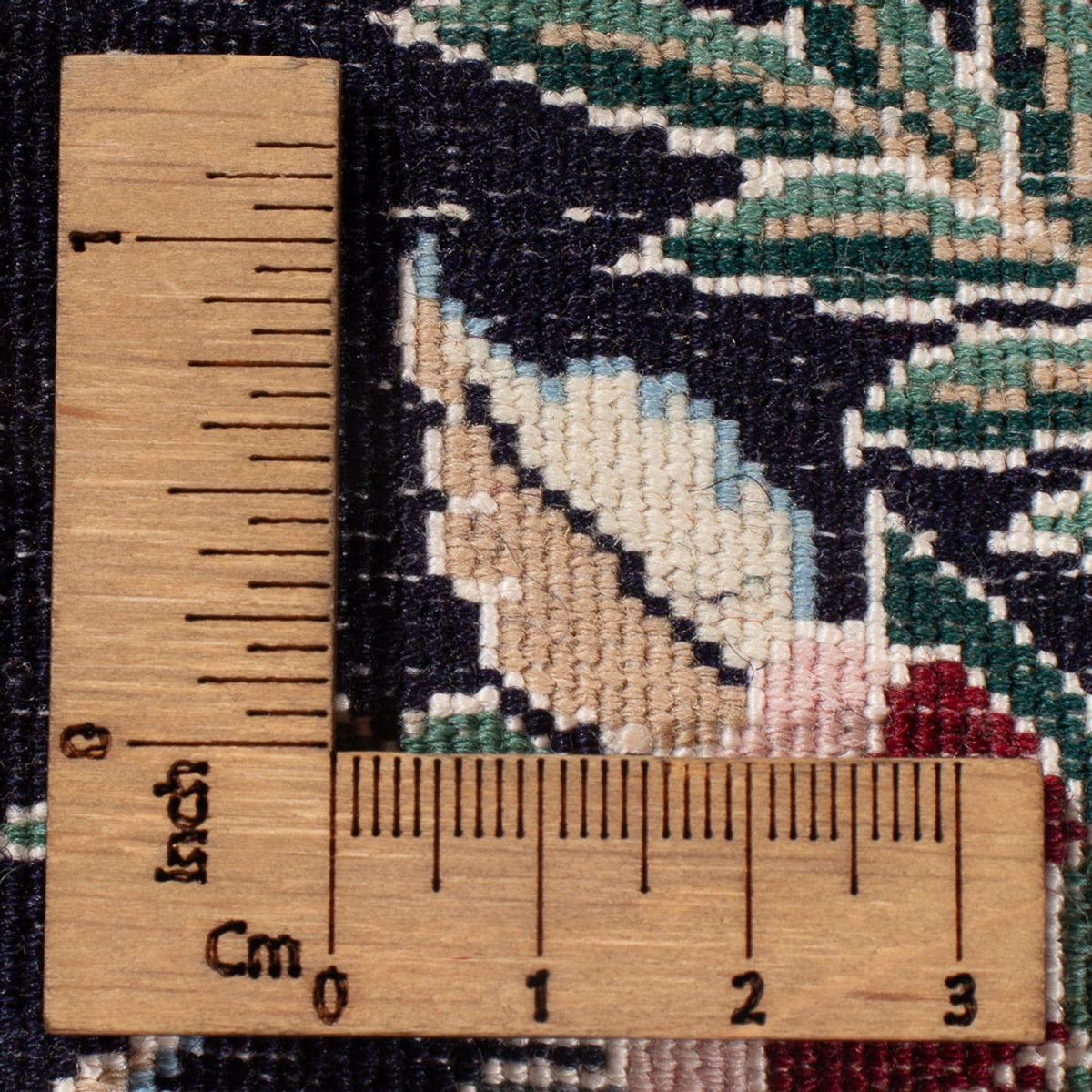 Loper Perzisch tapijt - Nain - Premium - 227 x 48 cm - donkerblauw