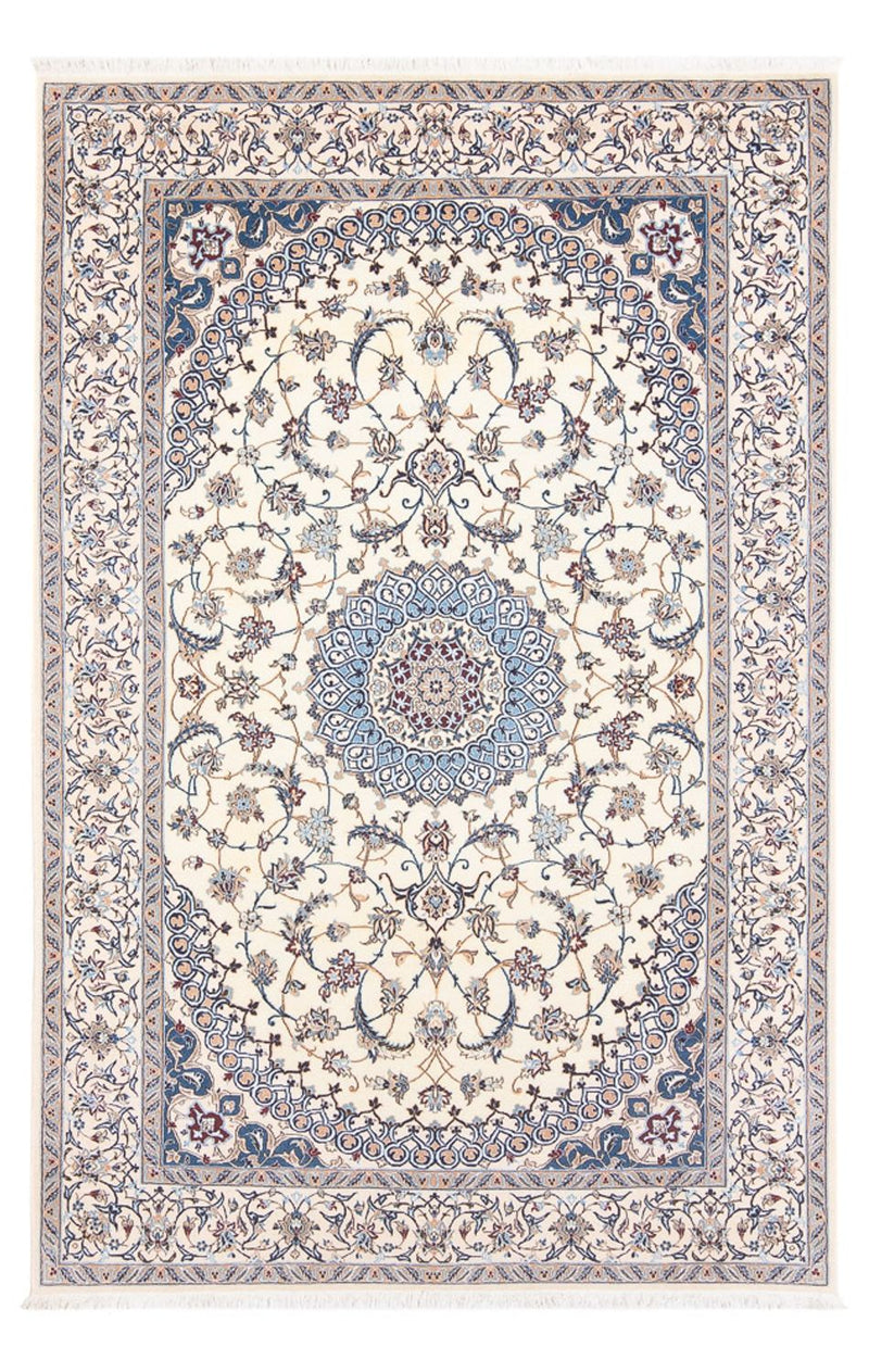Perzisch tapijt - Nain - Premium - 211 x 130 cm - crème