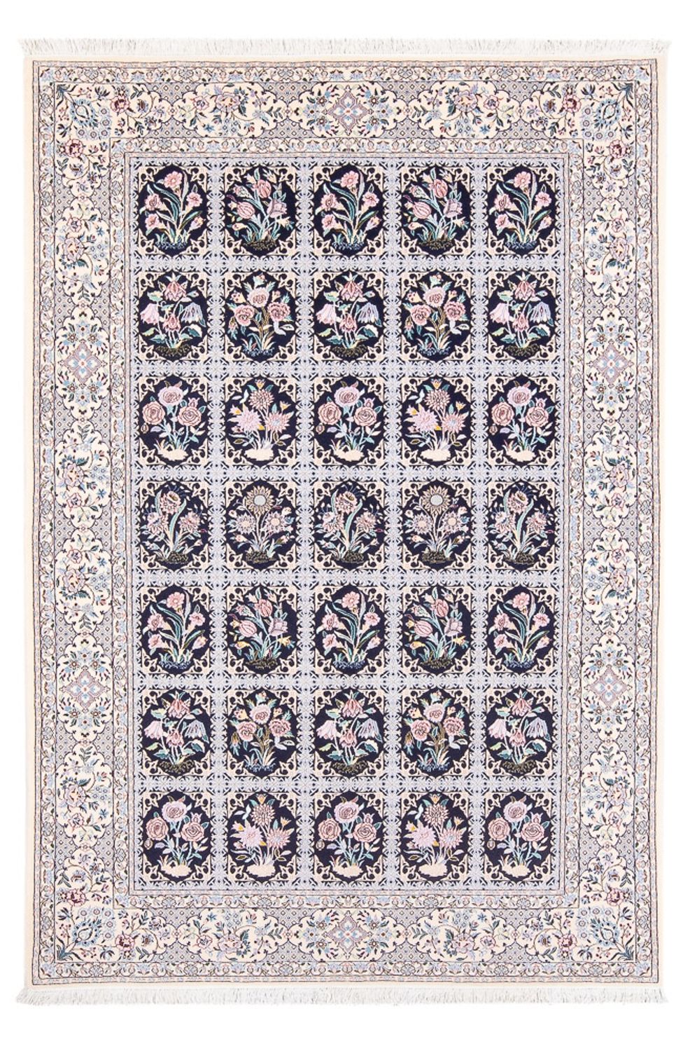 Perzisch tapijt - Nain - Premium - 220 x 148 cm - donkerblauw