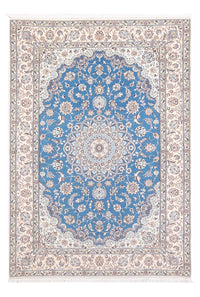 Perzisch tapijt - Nain - Premium - 198 x 131 cm - blauw