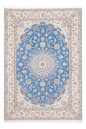 Perzisch tapijt - Nain - Premium - 198 x 131 cm - blauw