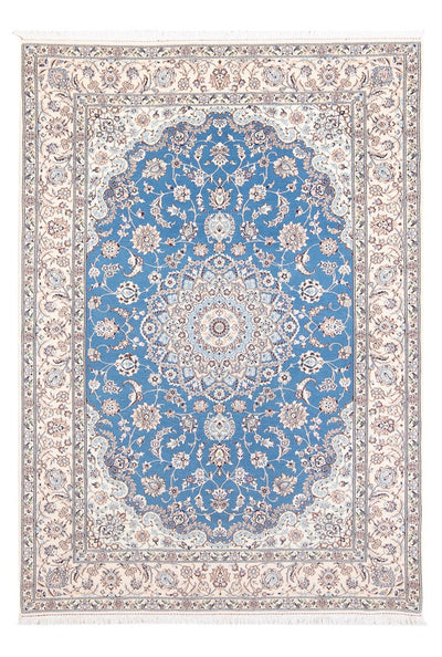Nain - 6La Tapijt 131x198cm - Perzisch tapijt - blauw